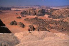Grands espaces de Wadi Rum